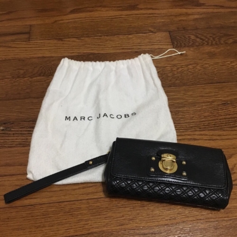 Authentic Marc Jacobs Black Clutch